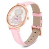 Teddy-Uhr Swiss Made, Lederarmband, Rosa, roségoldfarbene Beschichtung Teddy-Uhr Swiss Made, Lederarmband, Rosa, roségoldfarbene Beschichtung