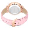 Teddy-Uhr Swiss Made, Lederarmband, Rosa, roségoldfarbene Beschichtung Teddy-Uhr Swiss Made, Lederarmband, Rosa, roségoldfarbene Beschichtung