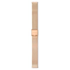 Uhrenarmband, 13 mm (0,51″) breit, Metall, roségoldfarben, roségoldfarbene Oberfläche