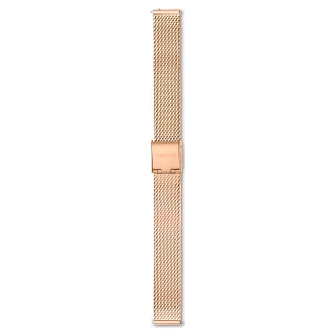 Uhrenarmband, 13 mm (0,51″) breit, Metall, roségoldfarben, roségoldfarbene Oberfläche Uhrenarmband, 13 mm (0,51″) breit, Metall, roségoldfarben, roségoldfarbene Oberfläche