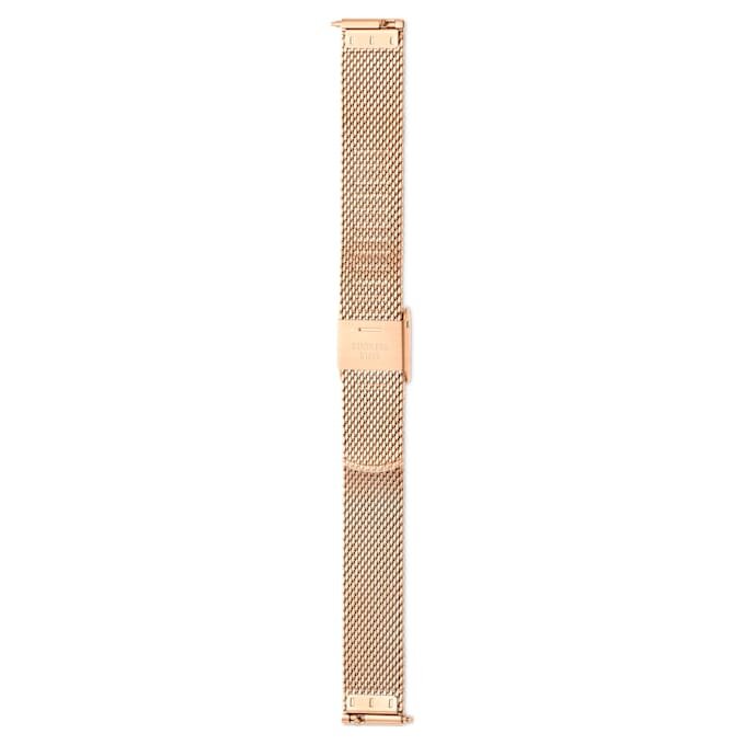 Uhrenarmband, 13 mm (0,51″) breit, Metall, roségoldfarben, roségoldfarbene Oberfläche Uhrenarmband, 13 mm (0,51″) breit, Metall, roségoldfarben, roségoldfarbene Oberfläche