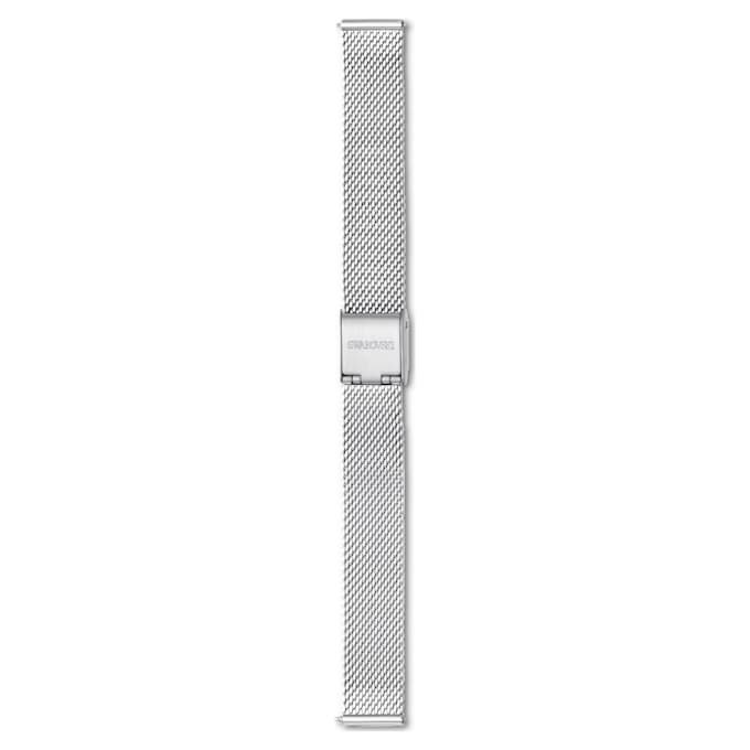 Uhrenarmband 13 mm (0,51″) breit, Metall, silberfarben, Edelstahl Uhrenarmband 13 mm (0,51″) breit, Metall, silberfarben, Edelstahl