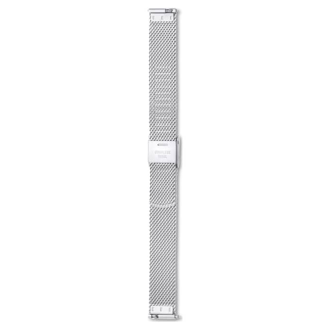 Uhrenarmband 13 mm (0,51″) breit, Metall, silberfarben, Edelstahl Uhrenarmband 13 mm (0,51″) breit, Metall, silberfarben, Edelstahl