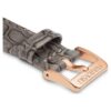 Uhrenarmband 16 mm (0,63″) breit, Leder mit Ziernähten, grau Uhrenarmband 16 mm (0,63″) breit, Leder mit Ziernähten, grau