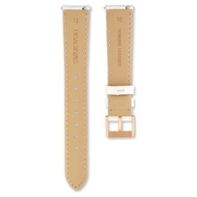 Uhrenarmband 16 mm (0,63″) breit, Lederarmband, weiß