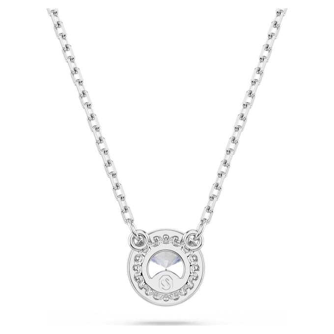 Una Angelic Anhänger, Rundschliff, Pavé, Weiß, rhodiniert Una Angelic Anhänger, Rundschliff, Pavé, Weiß, rhodiniert