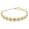 Una Angelic Choker, Rundschliff, Karamell, goldfarben plattiert