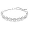Una Angelic Choker Weiß, rhodiniert