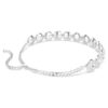 Una Angelic Choker Weiß, rhodiniert