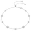 Una Angelic Halskette mit rundgeschliffenen, doppelseitigen Motiven, weiß, rhodiniert Una Angelic Halskette mit rundgeschliffenen, doppelseitigen Motiven, weiß, rhodiniert