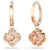 Una Ohrringe „Clover“, rosa, roségoldfarben plattiert Una Ohrringe „Clover“, rosa, roségoldfarben plattiert