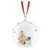 Weihnachtskugel „Holiday Cheers“ mit Baum und Schneemann Weihnachtskugel „Holiday Cheers“ mit Baum und Schneemann