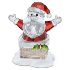 Weihnachtsstimmung: Weihnachtsmann und Schornstein