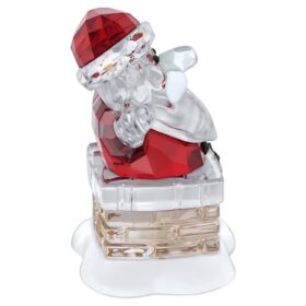 Weihnachtsstimmung: Weihnachtsmann und Schornstein